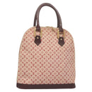 LOUIS VUITTON Monogram Mini Alma Haut Hand Bag Red M92204 LV Auth BA2564-1
