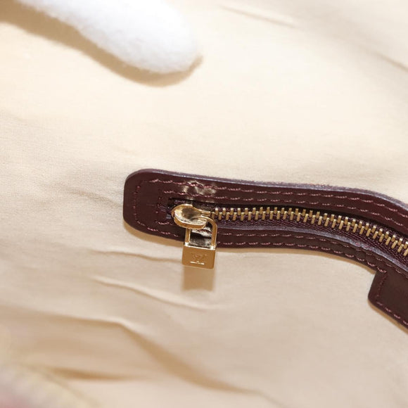 LOUIS VUITTON Monogram Mini Alma Haut Hand Bag Red M92204 LV Auth BA2564