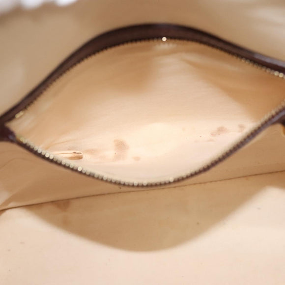 LOUIS VUITTON Monogram Mini Alma Haut Hand Bag Red M92204 LV Auth BA2564