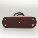 LOUIS VUITTON Monogram Mini Alma Haut Hand Bag Red M92204 LV Auth BA2564-5