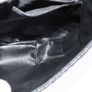 BALLY Chain Shoulder Bag Leather Black Gold Auth BA2569-21