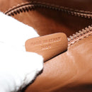 CELINE Shoulder Bag Leather Khaki Gold Auth BA2573-12