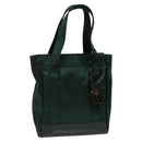 GUCCI Hand Bag Satin Khaki Silver 000 2854 0500 5 Auth BA2579-1