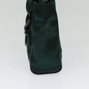 GUCCI Hand Bag Satin Khaki Silver 000 2854 0500 5 Auth BA2579-5