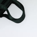 GUCCI Hand Bag Satin Khaki Silver 000 2854 0500 5 Auth BA2579-7