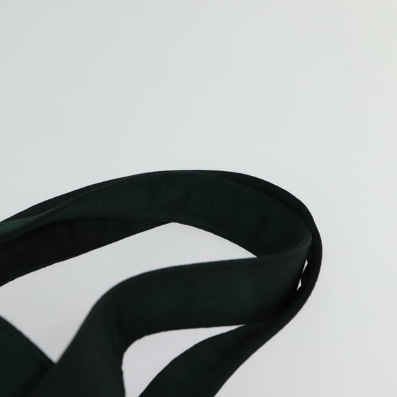 GUCCI Hand Bag Satin Khaki Silver 000 2854 0500 5 Auth BA2579