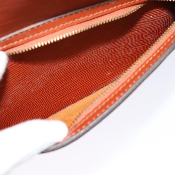 LOUIS VUITTON Epi Coblanc Shoulder Bag Brown M52293 LV Auth BA258