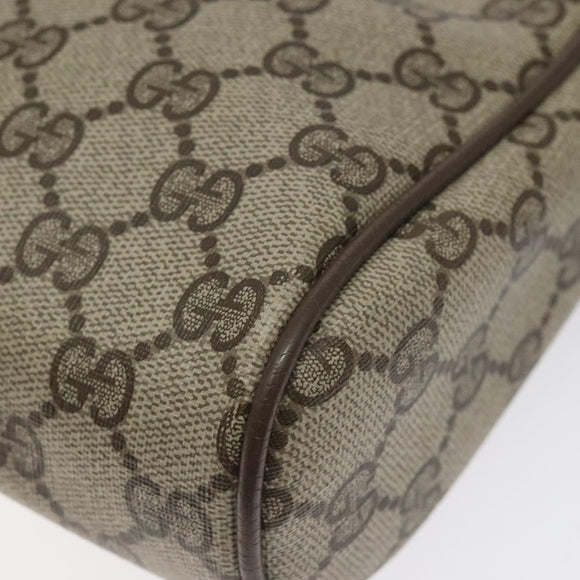 GUCCI GG Supreme Web Sherry Line Clutch Bag PVC Beige 89 01 012 Auth BA2580