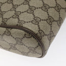 GUCCI GG Supreme Web Sherry Line Clutch Bag PVC Beige 89 01 012 Auth BA2580-11