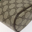 GUCCI GG Supreme Web Sherry Line Clutch Bag PVC Beige 89 01 012 Auth BA2580-8