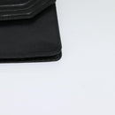 Christian Dior Chain Shoulder Bag Leather Black Gold Auth BA2581-14