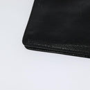 Christian Dior Chain Shoulder Bag Leather Black Gold Auth BA2581-12