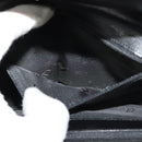 Christian Dior Chain Shoulder Bag Leather Black Gold Auth BA2581-20