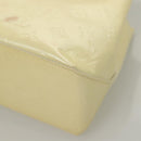 LOUIS VUITTON Monogram Vernis Reade PM Hand Bag Perle M91336 LV Auth BA2583-16