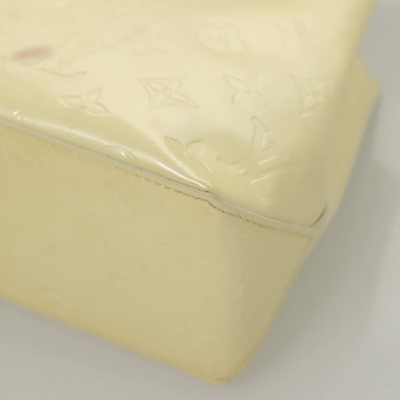 LOUIS VUITTON Monogram Vernis Reade PM Hand Bag Perle M91336 LV Auth BA2583