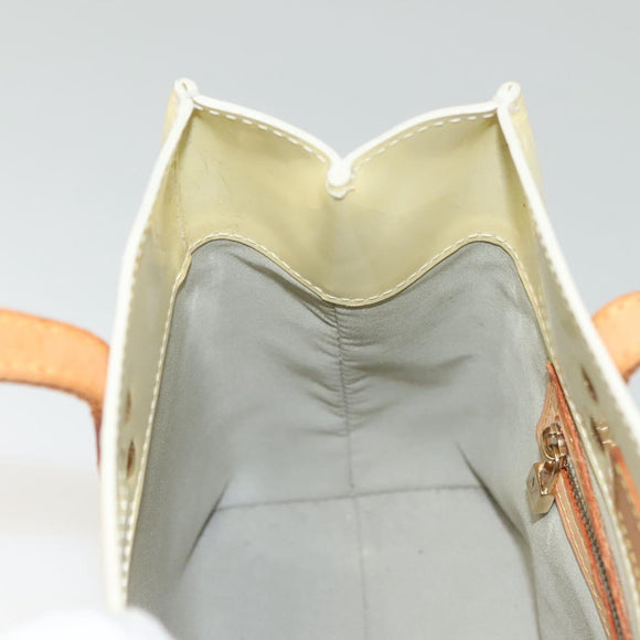 LOUIS VUITTON Monogram Vernis Reade PM Hand Bag Perle M91336 LV Auth BA2583