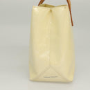 LOUIS VUITTON Monogram Vernis Reade PM Hand Bag Perle M91336 LV Auth BA2583-4