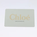 Chloe Fay Shoulder Bag Suede Leather Beige Gold Auth BA2586-11