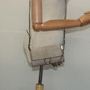 Chloe Fay Shoulder Bag Suede Leather Beige Gold Auth BA2586-24