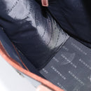 BURBERRY Nova Check Hand Bag Canvas Beige Silver Auth BA2588-18