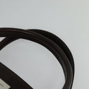 BURBERRY Nova Check Hand Bag Canvas Beige Silver Auth BA2588-8