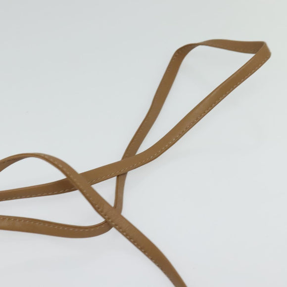 Christian Dior Honeycomb Canvas Shoulder Bag PVC Black Gold Auth BA2589