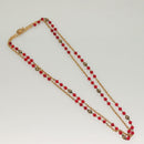 CHANEL COCO Mark Necklace metal Gold CC Auth BA2608-2