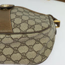 GUCCI GG Supreme Web Sherry Line Bag PVC Beige Gold 89 02 032 Auth BA2611-14