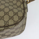 GUCCI GG Supreme Web Sherry Line Bag PVC Beige Gold 89 02 032 Auth BA2611-16