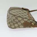 GUCCI GG Supreme Web Sherry Line Bag PVC Beige Gold 89 02 032 Auth BA2611-4
