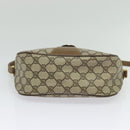 GUCCI GG Supreme Web Sherry Line Bag PVC Beige Gold 89 02 032 Auth BA2611-5