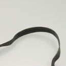 Christian Dior Trotter Canvas Shoulder Bag Navy Gold Auth BA2614-8