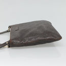 GUCCI GG Canvas Guccissima Bag Leather Dark Brown Gold 201538 Auth BA2619-4