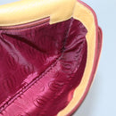 CARTIER Must Line Clutch Bag Leather Brown Gold Auth BA2622-14
