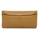 CARTIER Must Line Clutch Bag Leather Brown Gold Auth BA2622-3