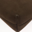 Salvatore Ferragamo Shoulder Bag Suede Brown Gold Auth BA2629-16