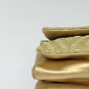 Salvatore Ferragamo Vala Chain Shoulder Bag Leather Gold Auth BA2630-10