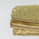 Salvatore Ferragamo Vala Chain Shoulder Bag Leather Gold Auth BA2630-12