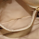 Salvatore Ferragamo Vala Chain Shoulder Bag Leather Gold Auth BA2630-20
