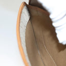 Christian Dior Honeycomb Canvas Chain Shoulder Bag PVC Beige Gold Auth BA2632-19