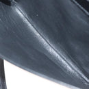 BALLY Shoulder Bag Leather Black Gold Auth BA2643-20