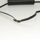 BALLY Shoulder Bag Leather Black Gold Auth BA2643-7