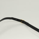 BALLY Shoulder Bag Leather Black Gold Auth BA2643-8