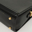 BALLY Shoulder Bag Leather Black Gold Auth BA2644-14