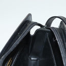 BALLY Shoulder Bag Leather Black Gold Auth BA2644-19
