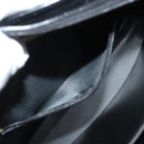 BALLY Shoulder Bag Leather Black Gold Auth BA2644-23