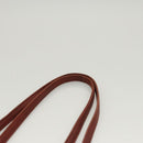 BALLY Quilted Chain Shoulder Bag Leather Brown Gold Auth BA2645-8