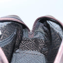 BALLY Hand Bag Leather Brown Gold Auth BA2646-19