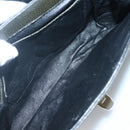 BALLY Hand Bag Leather 2way Khaki Gold Auth BA2648-20