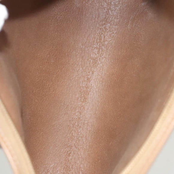 Christian Dior Honeycomb Canvas Clutch Bag PVC Black Auth BA2650